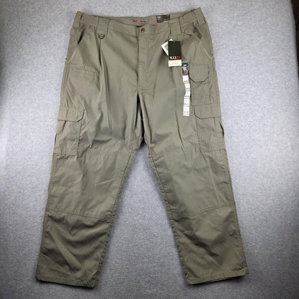 5.11 Tactical Pants Mens 42x30 Beige Cargo Relaxed Fit Taclite Pro Pant